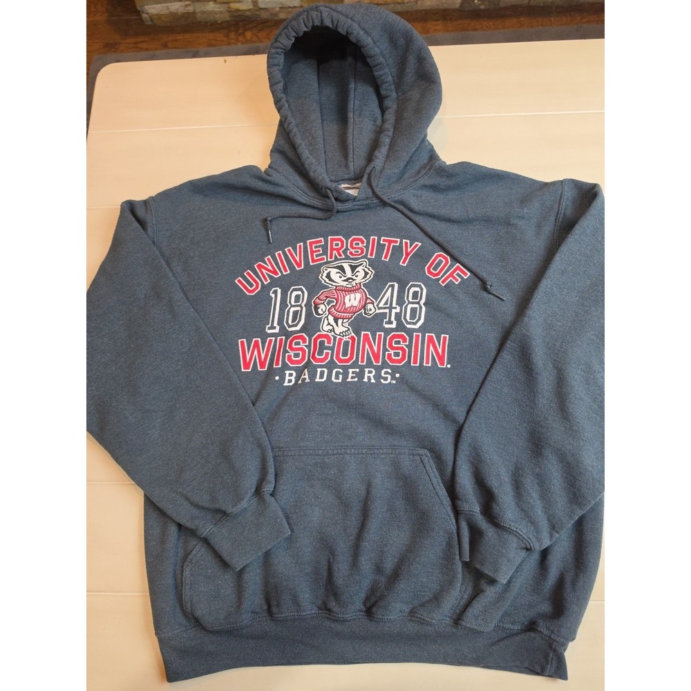 University‎ Of Wisconsin NCAA Mens Size Large Pullover Long Sleeve Hoodie